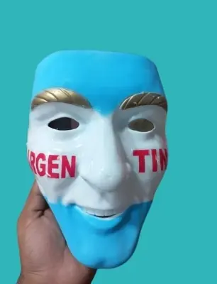 Picture of ShopXten ShopXten Joker Face with for Party- Vendetta/Clown Face with Hair