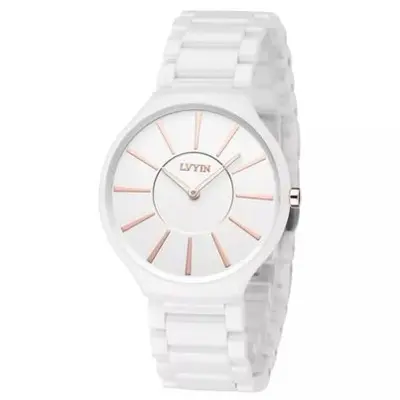 Picture of Ceramic Round Steeliness Steel Best Watch For Men's White