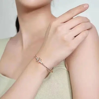 Picture of Women Fashion Roman Style Zircon Crystal Bracelet Bangles For Gifts - Bracelet For Women