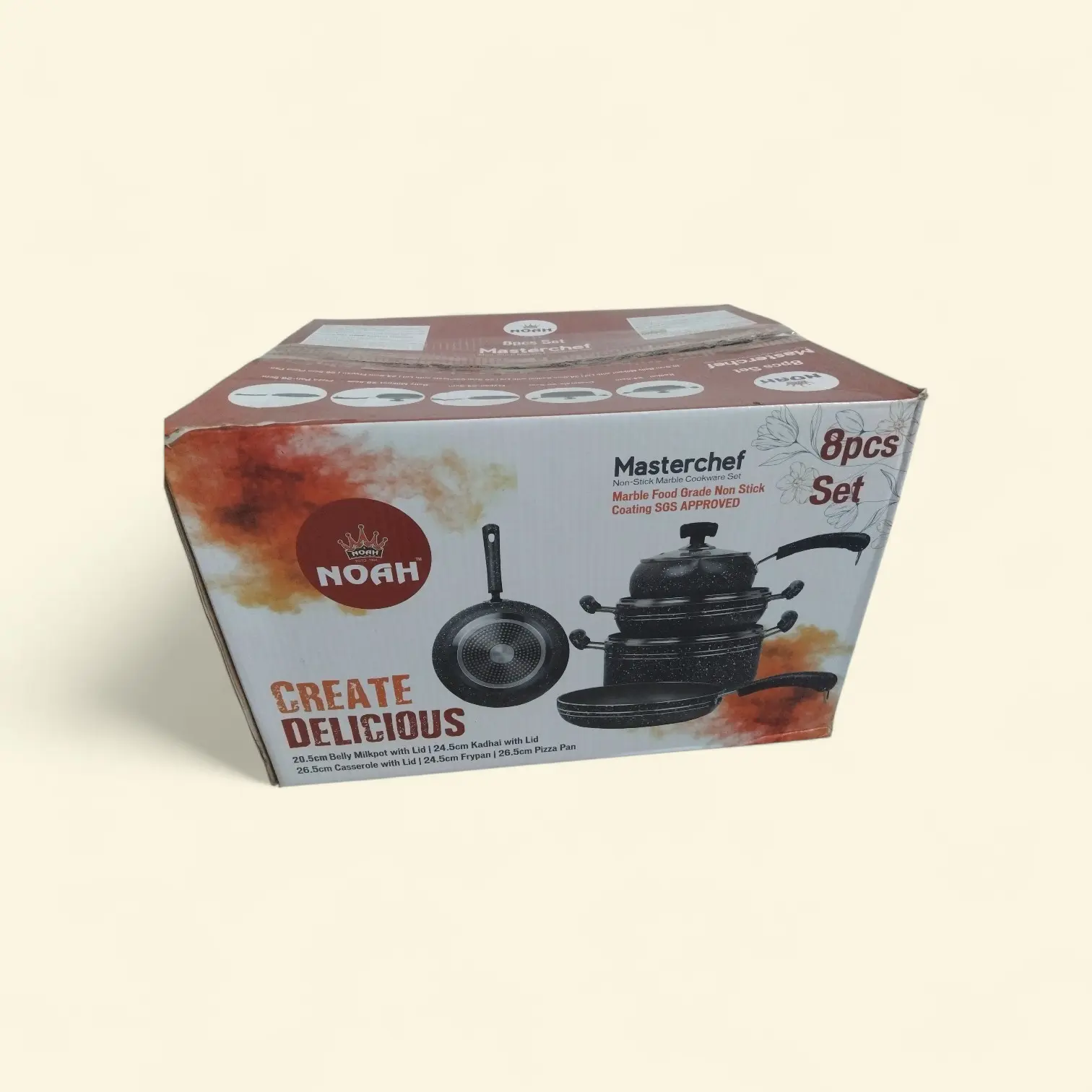 Picture of noah 8 pcs cookware set