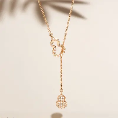 Picture of Ensemble Yourself - Highly Durable - Sterling silver cubic zirconia pendant necklace - Sustainable Choice - Understated Sophistication