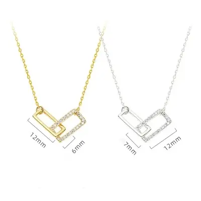 Picture of Athleisure - Avant Grade - Superb Quality - New Fashion Heart to Heart Charm Choker Necklaces for Women - Trend and Needful