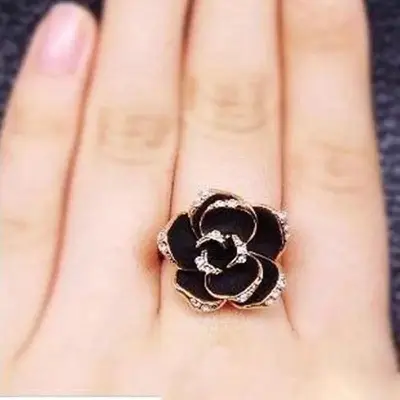 Picture of Stylish Unique  Rose Desing Finger Ring For Women/girls/Lady