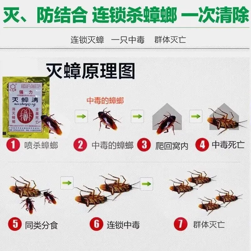 Picture of Killing Bait Powder Repellent Insecticide Cockroaches Killer