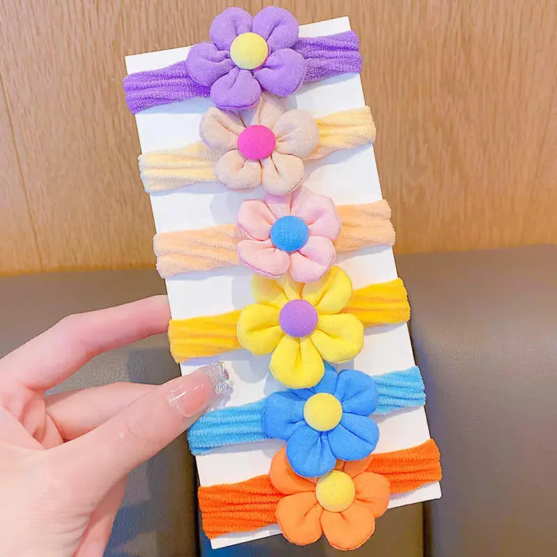 Picture of Indispensable -Upscale Living -6 pis Cute Flower Hair Bands For women- Inventive Choice Remarkable - Disclose Styles & Luxe