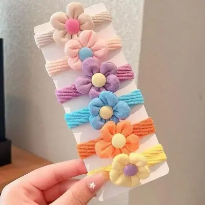Picture of Indispensable -Upscale Living -6 pis Cute Flower Hair Bands For women- Inventive Choice Remarkable - Disclose Styles & Luxe