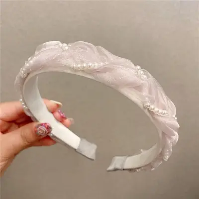 Picture of Korean Pearl Headband Hair Bands For Women