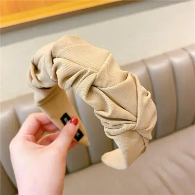 Picture of Cute French  Brown  Colour Headband Hair Bands For Women