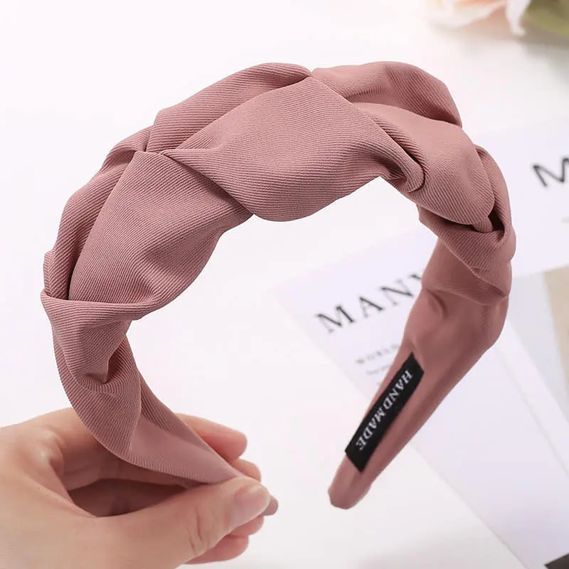 Picture of Blush Pink Fashion Hair Hoop Hair Bands for Women Girls Flower  Hairbands For Women /Girls