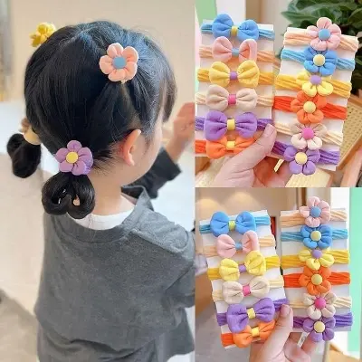 Picture of Easily Usable - 6 Pcs/Set Baby Hair Accessories Flower Kids Baby Hair Clips For Girls - Easy To maintain - Understated Sophistication