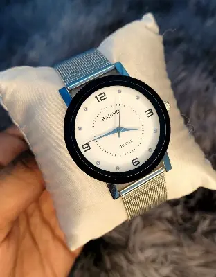 Picture of Stylish - Modern Vibe - Easily Usable - Analog stylish elegant watch for women - Silver - Easy To maintain - Designed - Urban Vibes