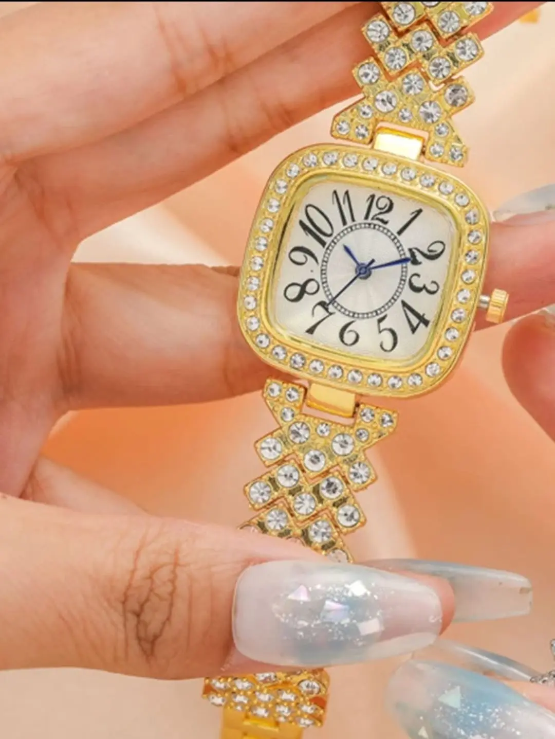 Picture of Luxury Stainless Steel  Stylish  Watch For Girls Women New