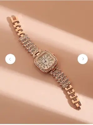 Picture of Luxury Stainless Steel  Stylish  Watch For Girls Women New