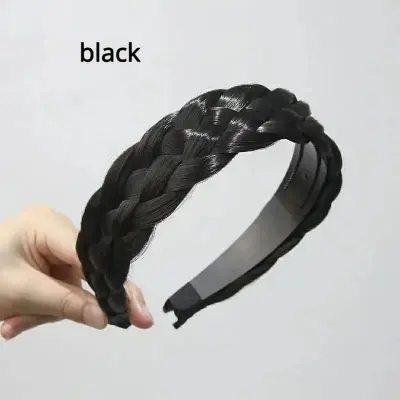 Picture of Large Braid Headband Non-Slip Hair Hoop Headdress Fashion Female Hairstyle Hairband For Girls Hair Accessories Headwear-মেয়েদের বিনুনি হেয়ারব্যান্ড