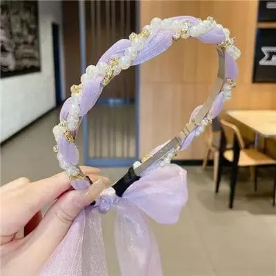 Picture of Korean Style Hair Tie Headband Hair Band Head Band Accessories   For Women /Girls