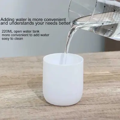 Picture of Mini Portable Air Humidifier 300ml USB Car Air Purifier Fogger Mist Maker with LED Night Lamp Ultrasonic Sprayer Home Appliance