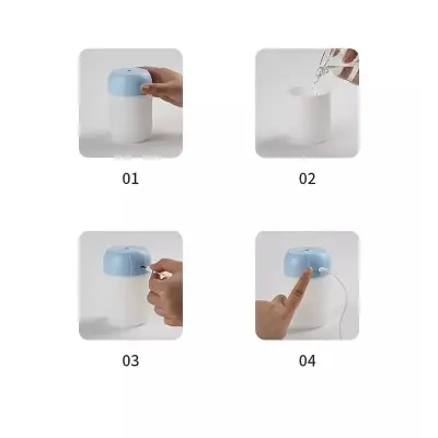 Picture of Mini Portable Air Humidifier 300ml USB Car Air Purifier Fogger Mist Maker with LED Night Lamp Ultrasonic Sprayer Home Appliance
