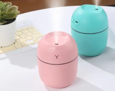 Picture of Swap International Mini Air Humidifier USB Charging Mist Spray Moisturizing Diffuser White Pink Blue