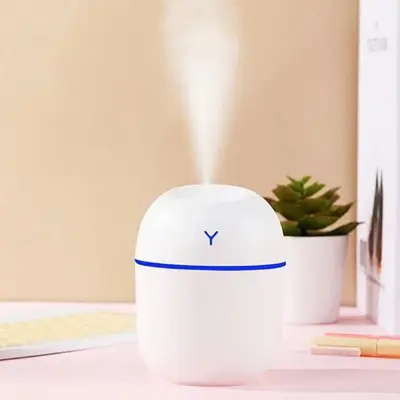Picture of Mini Portable Air Humidifier 300ml USB Car Air Purifier Fogger Mist Maker with LED Night Lamp Ultrasonic Sprayer Home Appliance