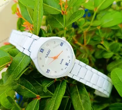 Picture of Stainless Steel Fashionable stainless analogue Hand watches for Women - ঘড়ি