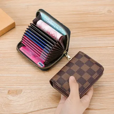 Picture of ID Cards Holders Bank Credit Bus Cards Cover Pu Leather Gift For friend/Boys/Men