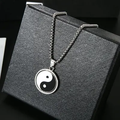 Picture of Stainless Steel Yin Yang Men's Chain