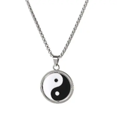 Picture of Stainless Steel Yin Yang Men's Chain