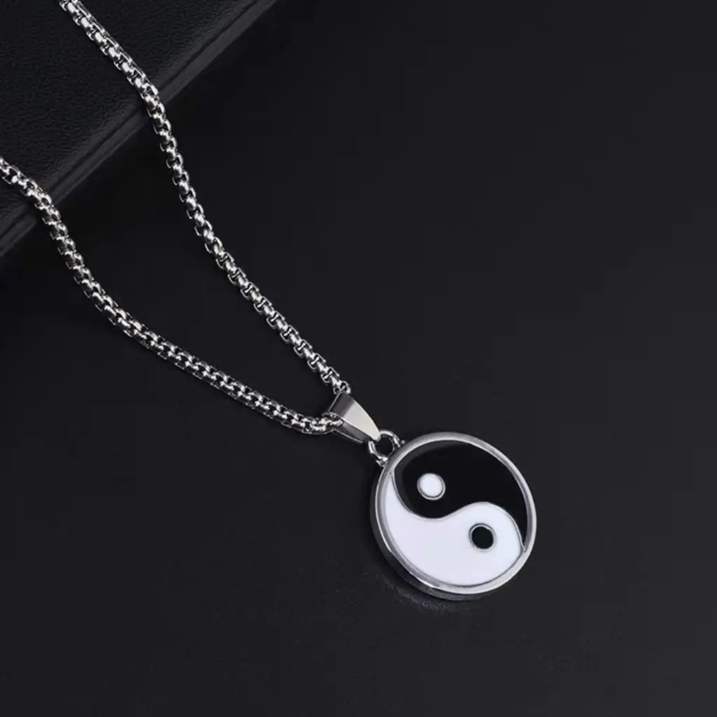 Picture of Stainless Steel Yin Yang Men's Chain