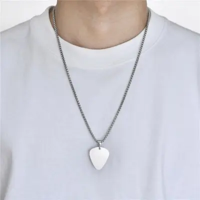 Picture of Best Friends Panda Necklace Broken Heart Pendant Charm Friendship  Relationship Jewelry Titanium Steel Chain Necklace For Men