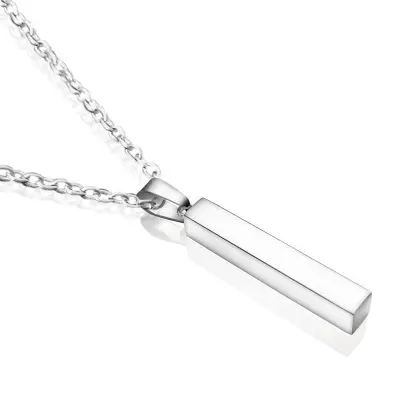 Picture of I Love You Forever & Always Letter Charm Necklace Chain For Men