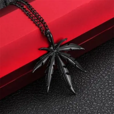 Picture of Men's Fashion Jewelry Black color Arrow Head Pendant Long Chain Necklaces mens necklaces Collier Femme ArrowHead