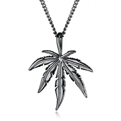 Picture of Men's Fashion Jewelry Black color Arrow Head Pendant Long Chain Necklaces mens necklaces Collier Femme ArrowHead