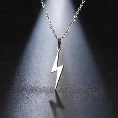 Picture of Silver Pendant Necklace Chain  for Men