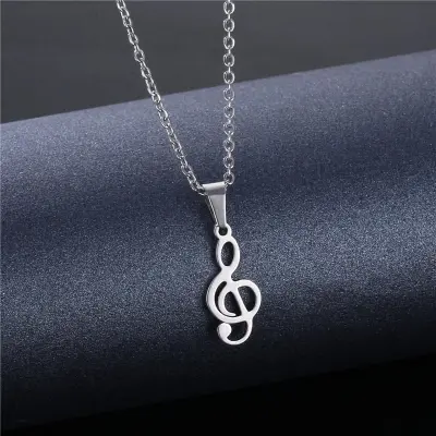 Picture of Men Lightning Bolts  Pendants Silver Color Stainless Steel Link Chain Fashion Jewelry Chain For Men