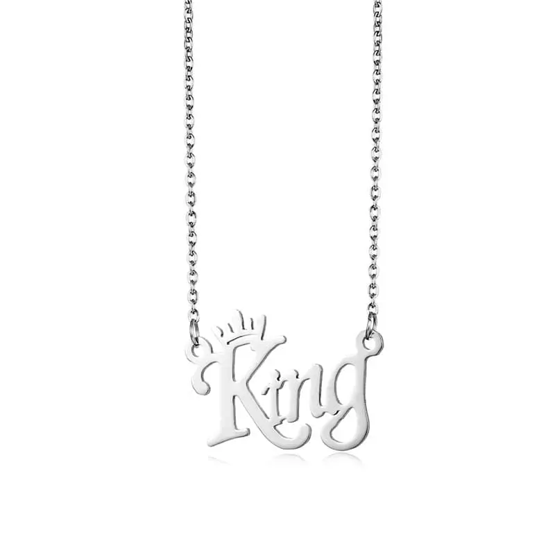 Picture of Fashion King New Pendant Necklace Men Punk Trendy Simple Stainless Steel Chain for Men