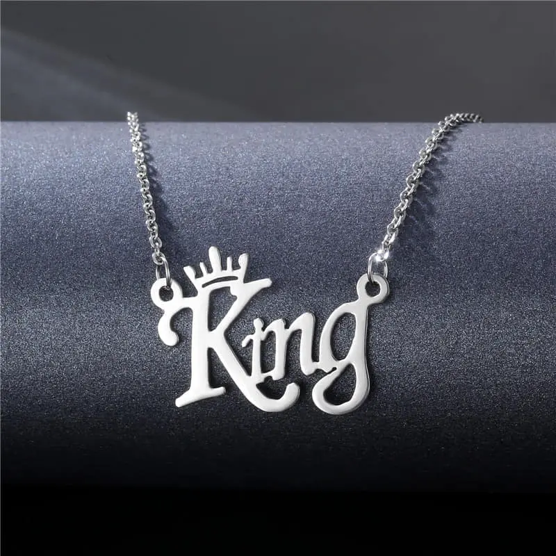 Picture of Fashion King New Pendant Necklace Men Punk Trendy Simple Stainless Steel Chain for Men