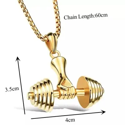 Picture of New Golden Color Metal Chain for Men