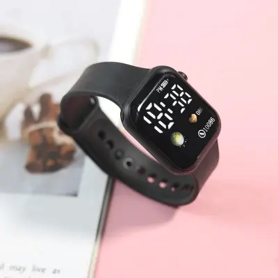 Picture of New Digital Watch Waterproof 30M Fashion Women's Watch for Men's Sports Waterproof Simple Silicone Electronic Watch for men