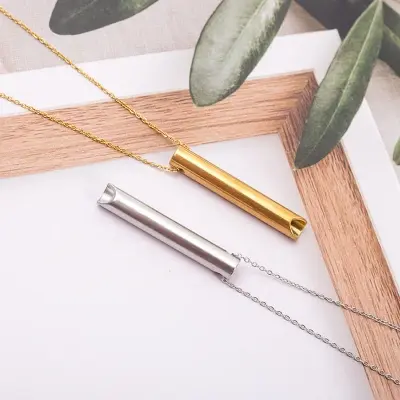 Picture of Pendant Necklace For Men Women Stainless Steel Chain Necklace