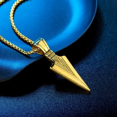 Picture of Trendy Simple Stainless Steel Cuban Link Chain Necklace for Men - New Men's Pendant Necklaces for Jewelry Gift