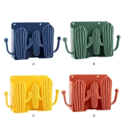 Picture of Cactus remote wall rack Remote Controller Box Charger Storage Organizer Wall Mount