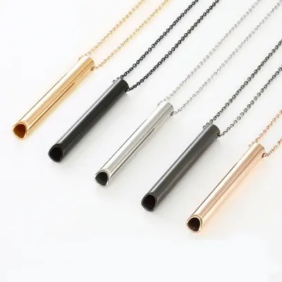Picture of Stainless steel Geometric Pendant Necklace Chain For Men /Boy