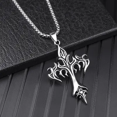 Picture of Anchor Chain Pendants Necklace rendy Simple Stainless Steel Chain Jewellery Gift - Modern - Choice Expression