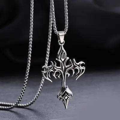 Picture of Anchor Chain Pendants Necklace rendy Simple Stainless Steel Chain Jewellery Gift - Modern - Choice Expression