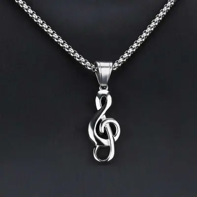 Picture of Pendant Necklace for Boy Male Stainless Steel Fashion Necklace
