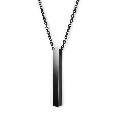 Picture of Black Color Metal Chain for Men