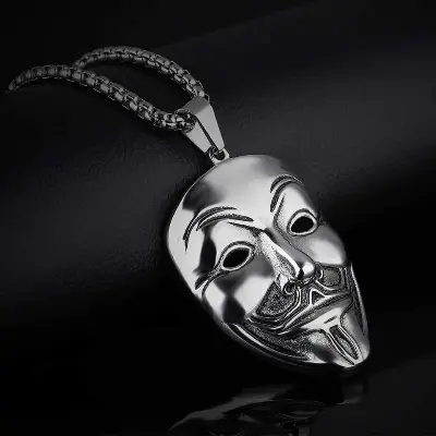 Picture of Fashion New Pendant Necklace Men Punk Trendy Simple Stainless Steel Chain Jewellery Gift - Modern - Choice Expression
