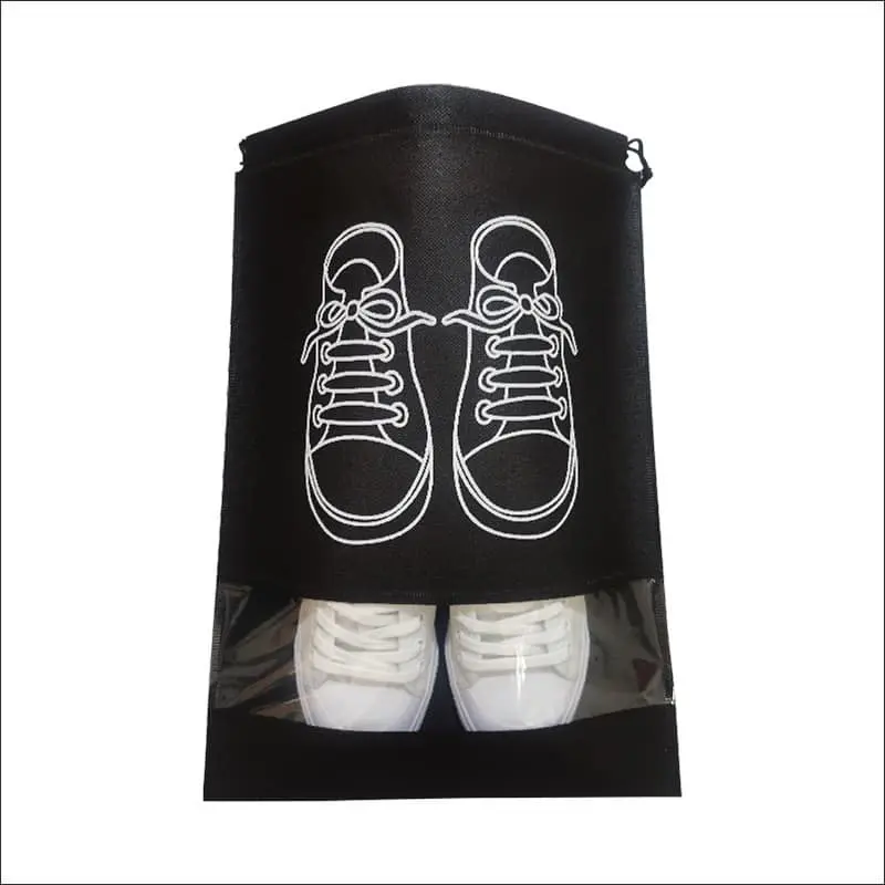 Picture of New Waterproof Shoe Storage Bags with Drawstring - Transparent Travel Shoe Organizing Pouches
