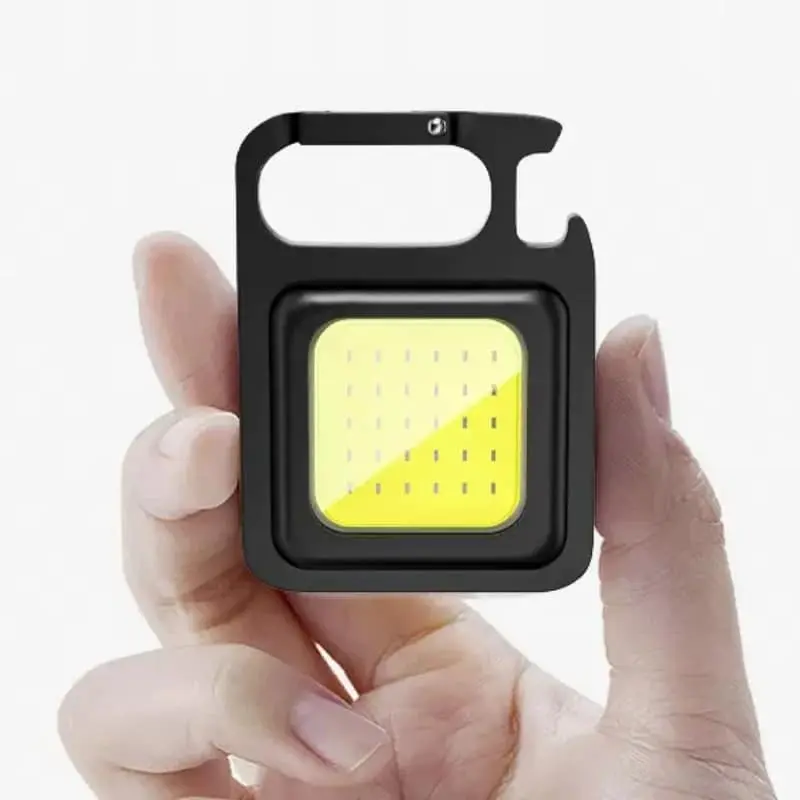 Picture of Super Bright MINI COB Keychain Flashlight Charging Lamp Camping Lights with Magnet 4 Lighting Modes for Camping Home