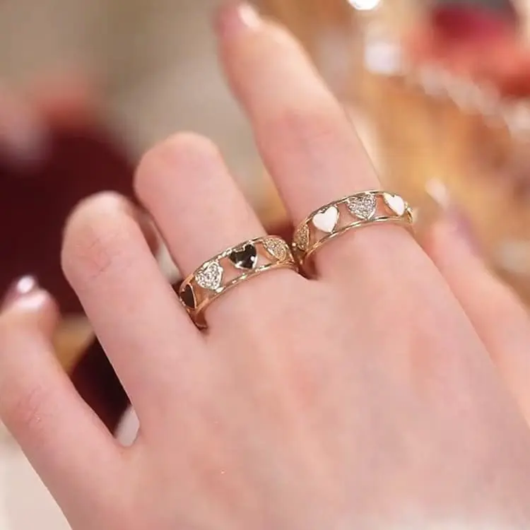 Picture of Fashion Love Heart Ring Open Geometric Rings for Woman Girl Hollow Out Ring Gift MysticFashion Love Heart Ring Open Geometric Rings for Woman Girl Hollow Out Ring Gift Mystic